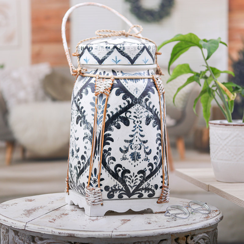 Aleana Handmade Wood Jar