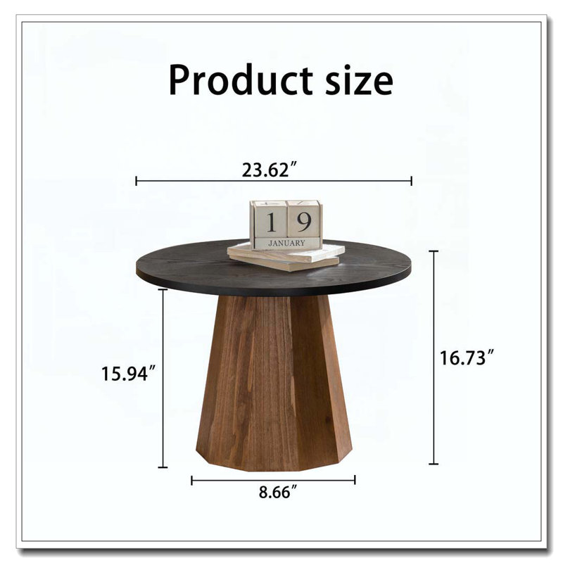 Table basse ronde en bois