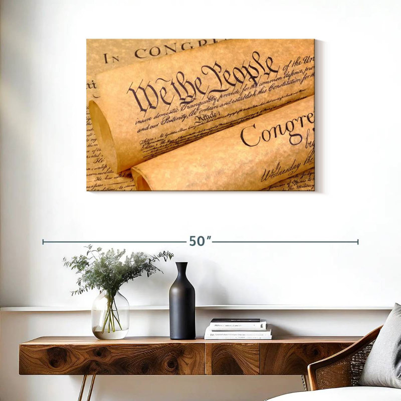 Keiri Declaration Of Independence Documents, 24" H x 36" W