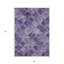 Tapis extérieur lavable abstrait lilas et lavande mauve 3 pi x 5 pi