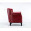 Fauteuil club rouge Hadley