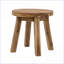 Table basse 16 po x 16 po en acacia massif pour le salon Peu encombrant