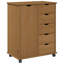 Solid Wood Rectangle Accent Cabinet-1594368524