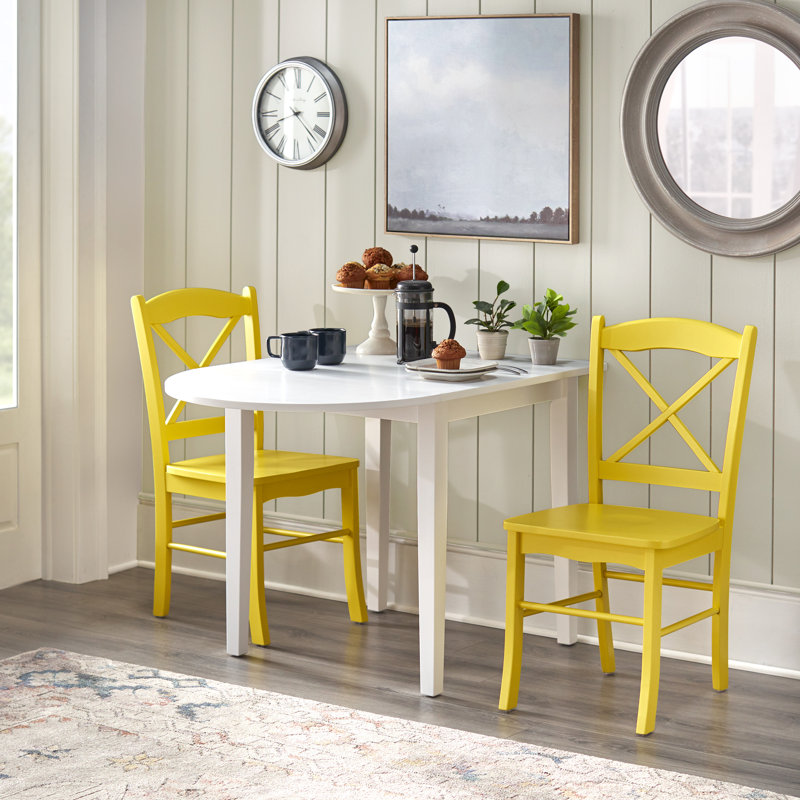 Castellon 3-Piece Breakfast Nook Dining Set, Yellow