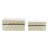 Set Of 2 Black Wood Contemporary Box, 11", 9"-540278958