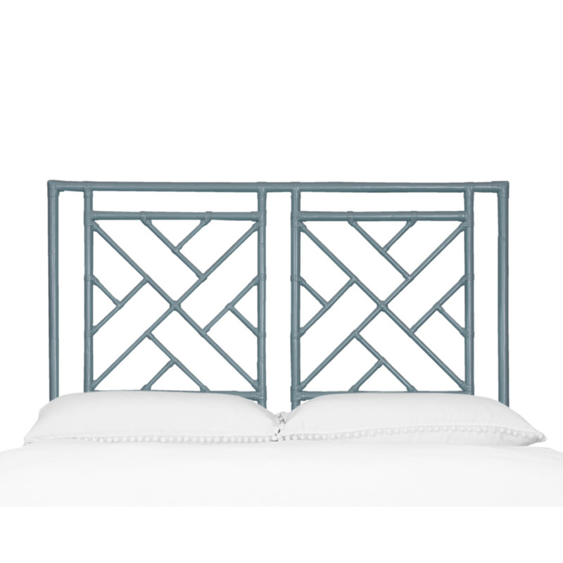 Alden Open-Frame Headboard, Queen, Regatta Blue