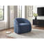 Fauteuil d'appoint pivotant en microfibre Luxury-134065415