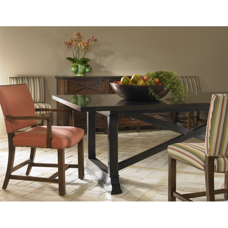Oakgate Solid Wood Dining Table, Ash Gray