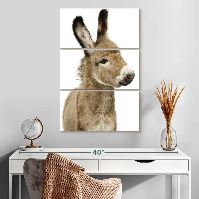 Brampt Baby Donkey, 32" H x 20" W