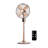 16" Oscillating Digital Cooper Metal Stand Fan, 3 Speeds, Remote Control