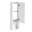 Meuble-lavabo 24 po avec lavabo en résine, 2 portes à fermeture douce, armoire murale, fixation à flotteur, blanc brillant, contreplaqué, apparence élégante, charnières de fermeture, robustesse