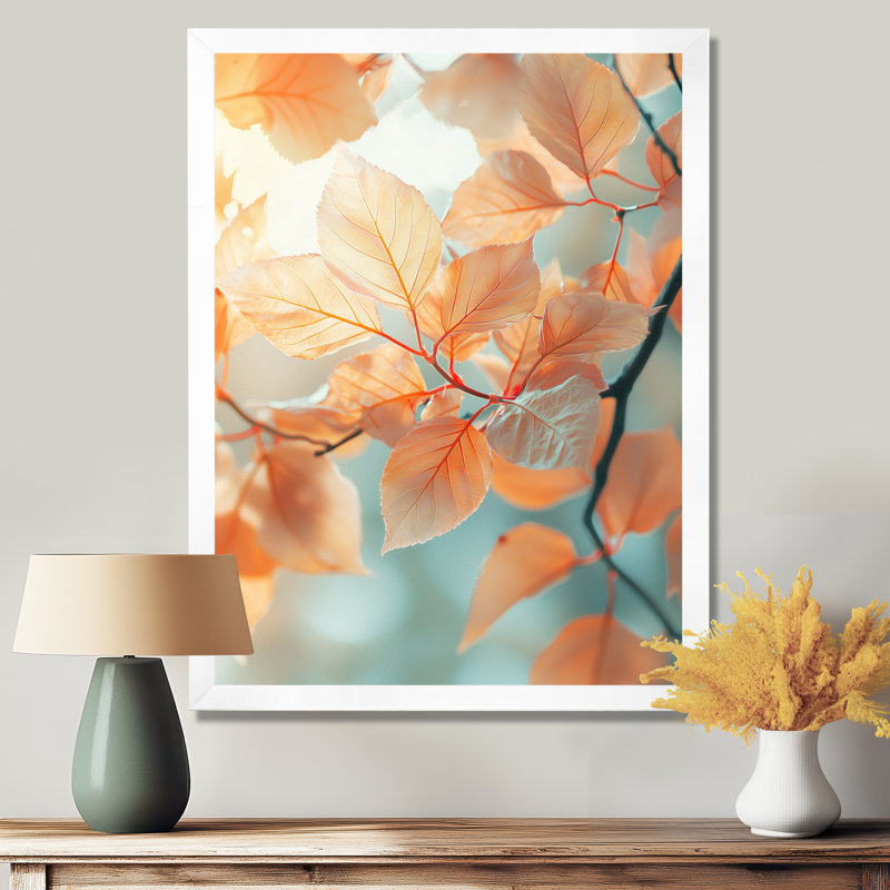 Enfield - Floral Canvas Art Print, 44" H x 34" W, White, Picture Framed