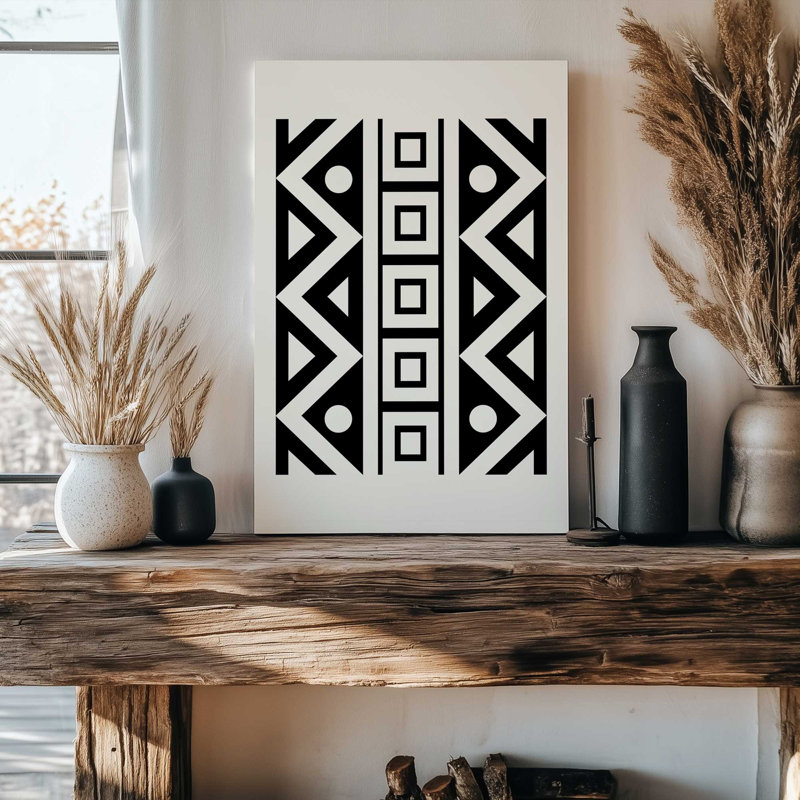 Abstrait Heritage I, toile tendue, H 18 po x l 12 po