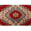 Tapis oriental en laine rouge Kazak 8 x 11