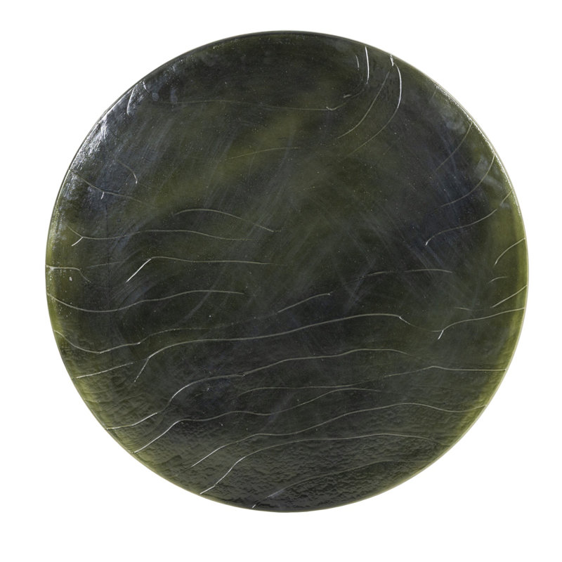 Yoko Grand Coffee Table-Moss Cast Glass, Moss Cast Glass