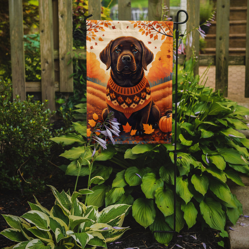 Drapeau de jardin à 2 côtés en polyester 16 x 11 po
