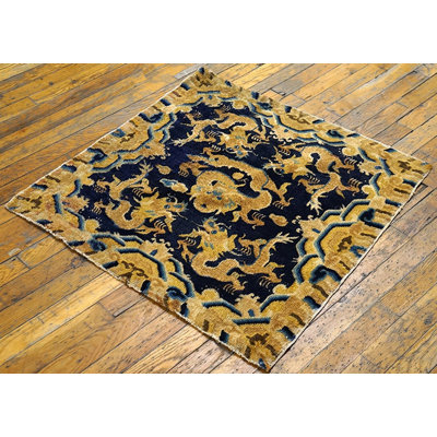 Tapis noué à la main Antique Ningxia