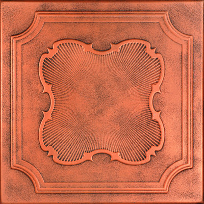 Carreau de plafond en polystyrène collé 1,6 pi x 1,6 pi Coronado