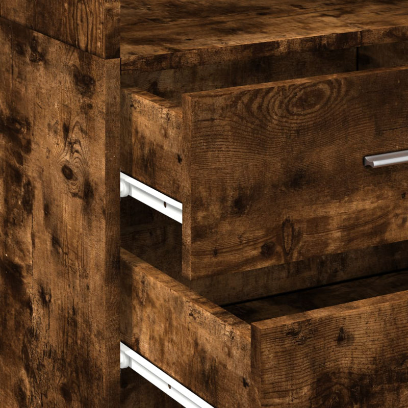 Shamore Bookcase, Smoked Oak