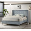 Mavela Wide Wale Corduroy Upholstery Panel Queen Bed With 2 Nightstands-1981760774-1981760773
