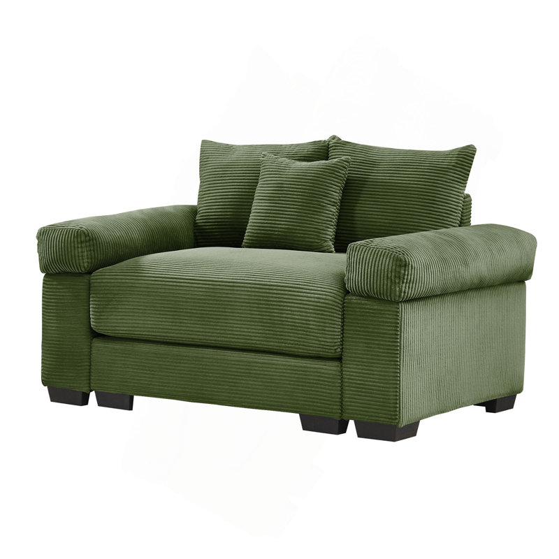 Canapé modulaire surdimensionné 54,3 po Cloud, Vert