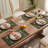 Macrame Style Boho Placemats Set of 4 (Olive)