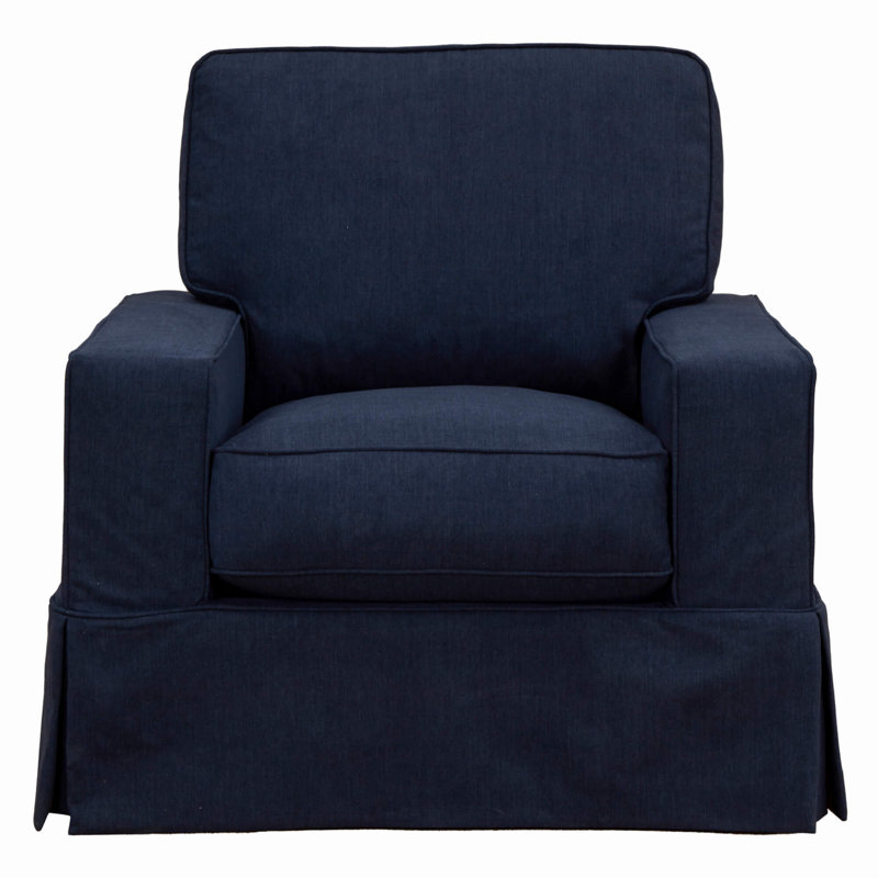Housse pour fauteuil à coussins carrés / rectangulaires Gauvin