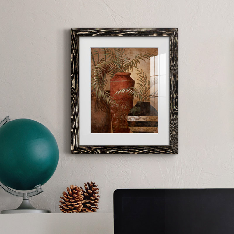 Exotic Holiday I - peinture encadrée, H 24 po x l 18 po x P 1,5 po, Cadre noir