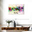 «Paris Skyline Colors» sur impression sur toile-1514945172