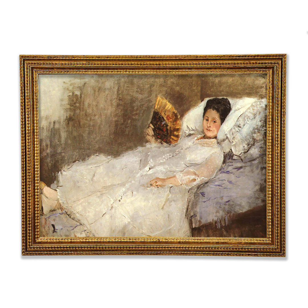 Porträt der Madame Hubard von Morisot - Druck