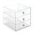 Clint Plastic 3-Drawer Makeup Organizer-788200726