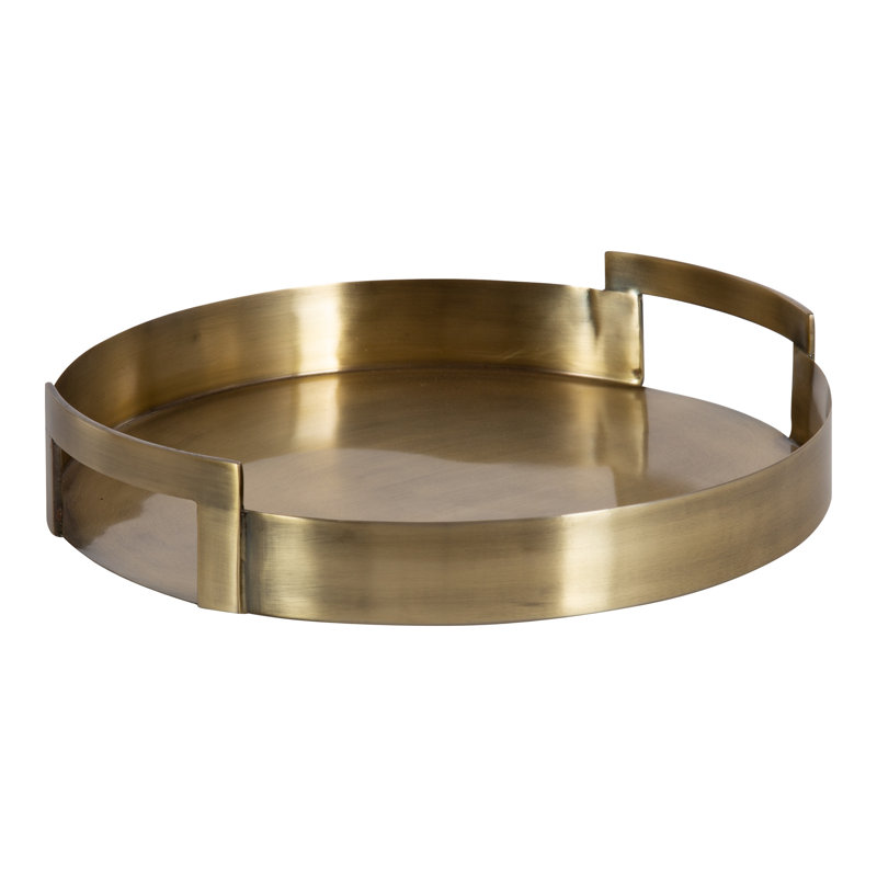 Taskin Metal Tray, Gold