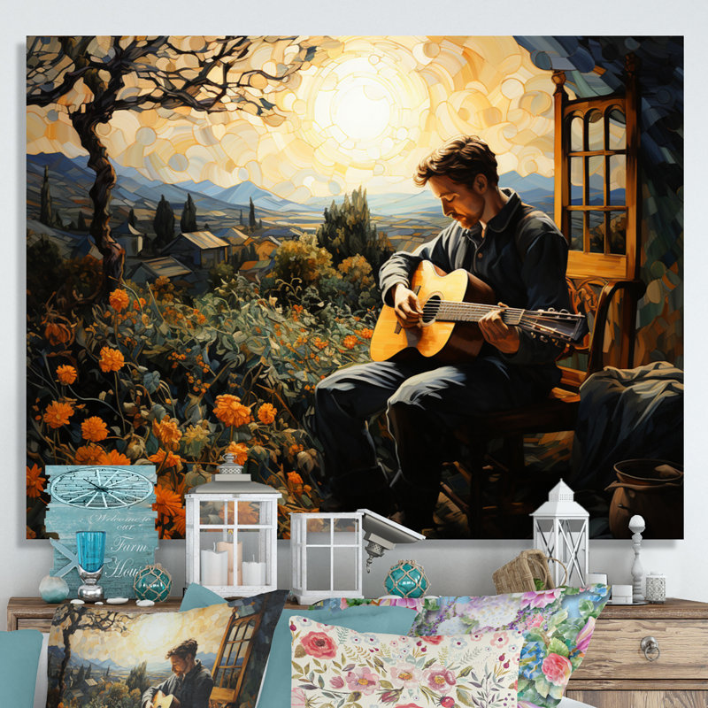 «Afrique Country Serenade II», reproduction sur toile, H 24 po x l 32 po x P 1 po, Toile tendue