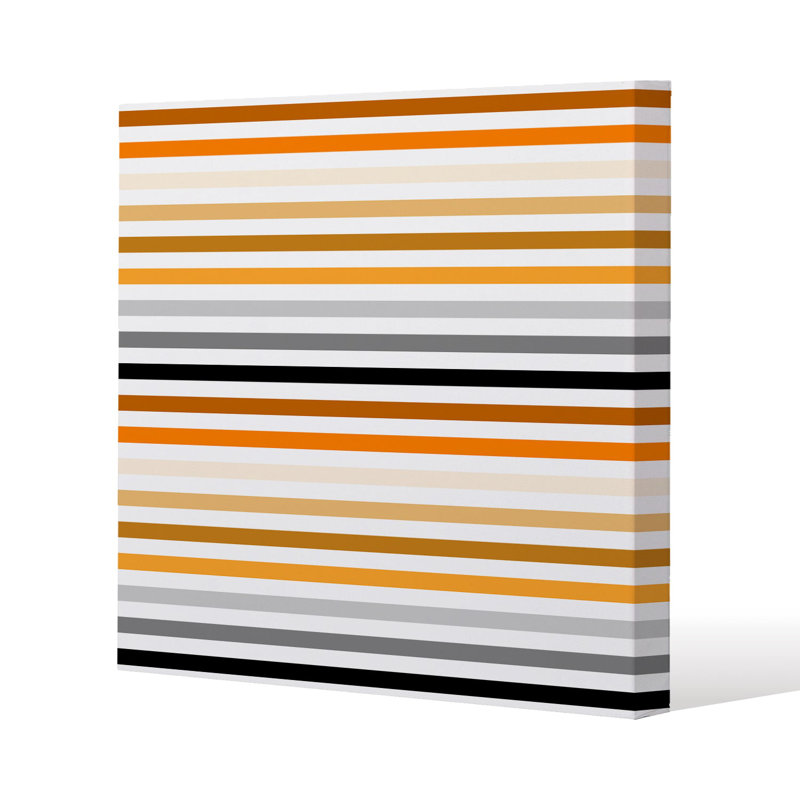 striped pattern, Slim Style Canvas Print, 15mm Slim Real wood., 20 cm H x 20 cm W