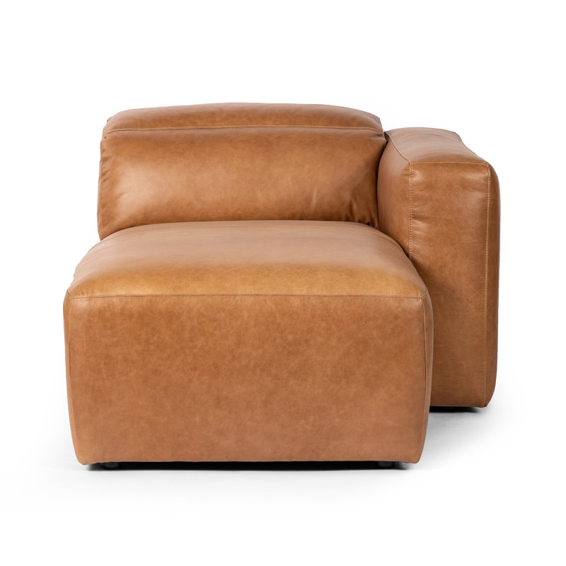 Radley Chaise Sectional, Right Hand Facing, Sonoma Butterscotch Top Grain Leather