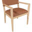 Chaise de salle à manger en cuir Vina-74330768-74330770