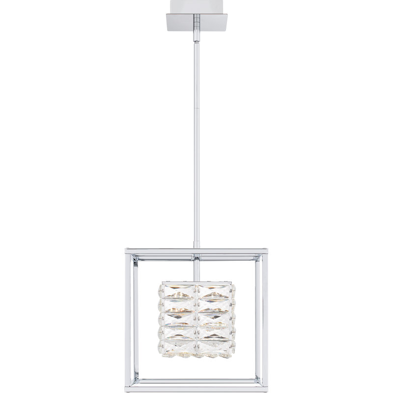 Krenare Integrated LED Polished Chrome Pendant Light