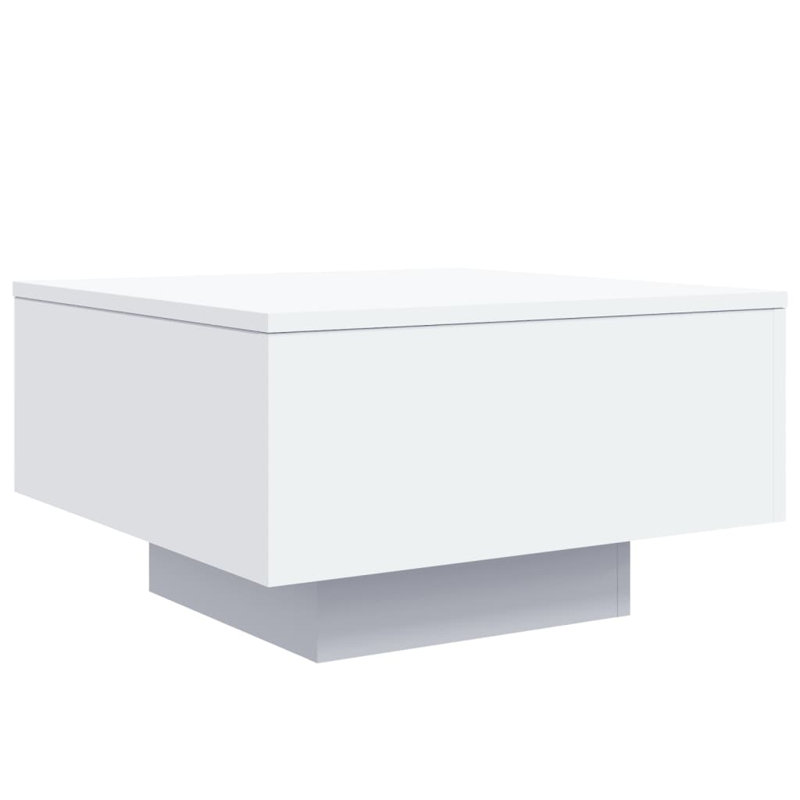 Jesmarie Manufactured Wood Frame Single Coffee Table, 12.2" H x  39.4" L x 39.4" W, White