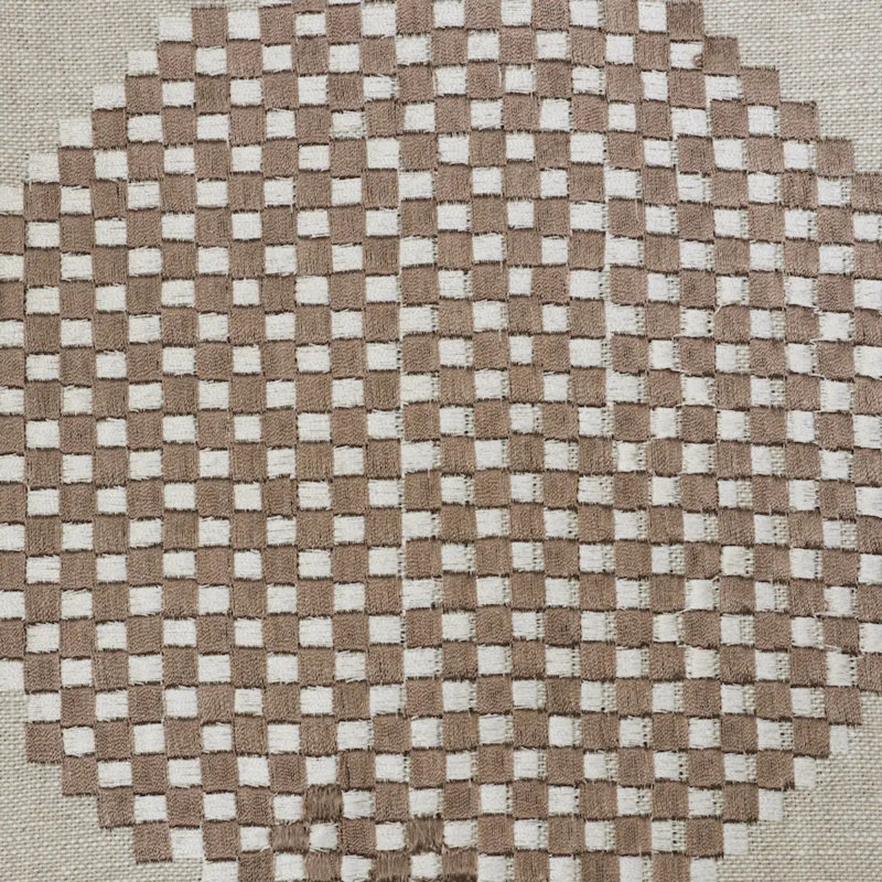 Tissu de broderie Hansen, Brun / neutre