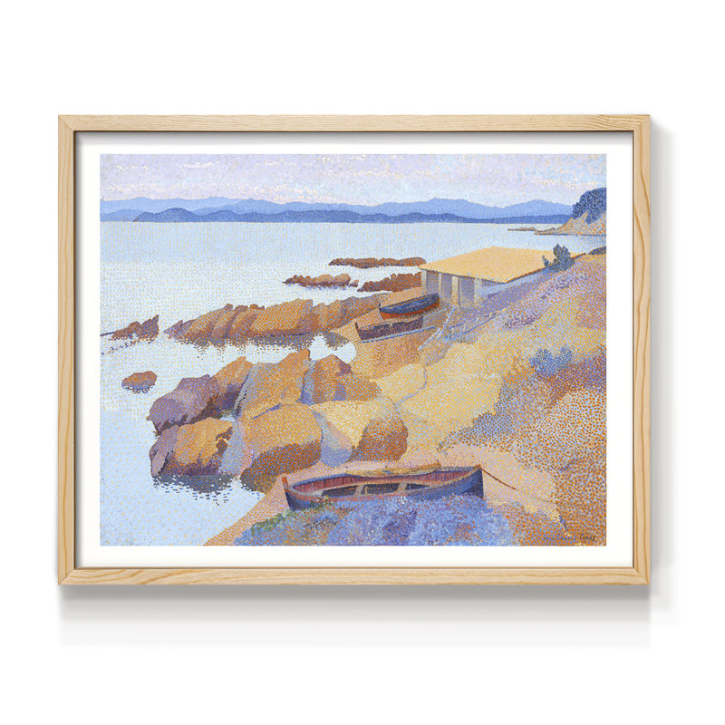 Paysages rétro-L III - reproduction encadrée - réaménageable, H 16 po x l 20 po, Naturel