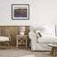 «Purple Fields & Cows», reproduction sous verre encadrée, design par Marnie Bourque-652611937-652611943