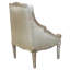 Fauteuil d'appoint à dossier défilé Louis Louis