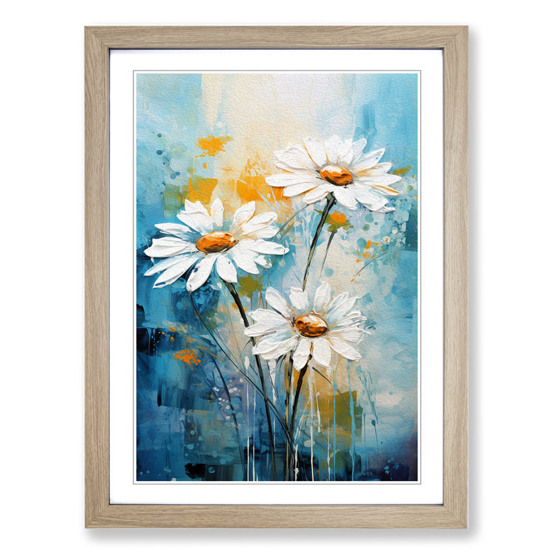 Single Picture Frame Print on Wood, Oak Framed, 64cm H x 46cm W