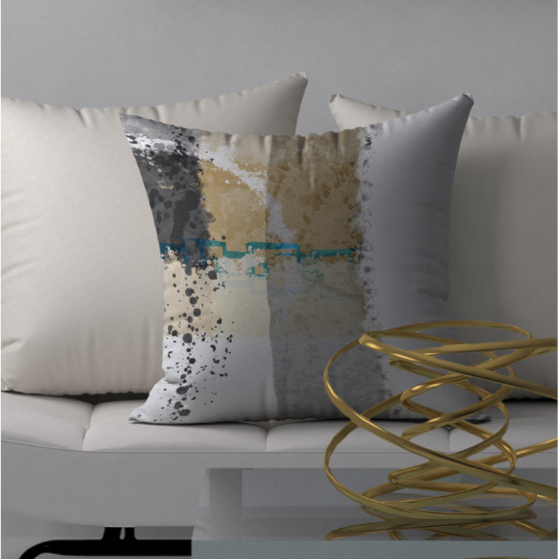 Housse de coussin carrée flip Trust, 18 po x 18 po