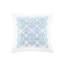 Housse de couette élégante en microfibre avec taies décoratives assorties et fermeture à boutons 4 pièces en tissu blanc matelassé