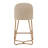 Ainhoa Upholstered Counter Stool with Metal Frame-1387059716