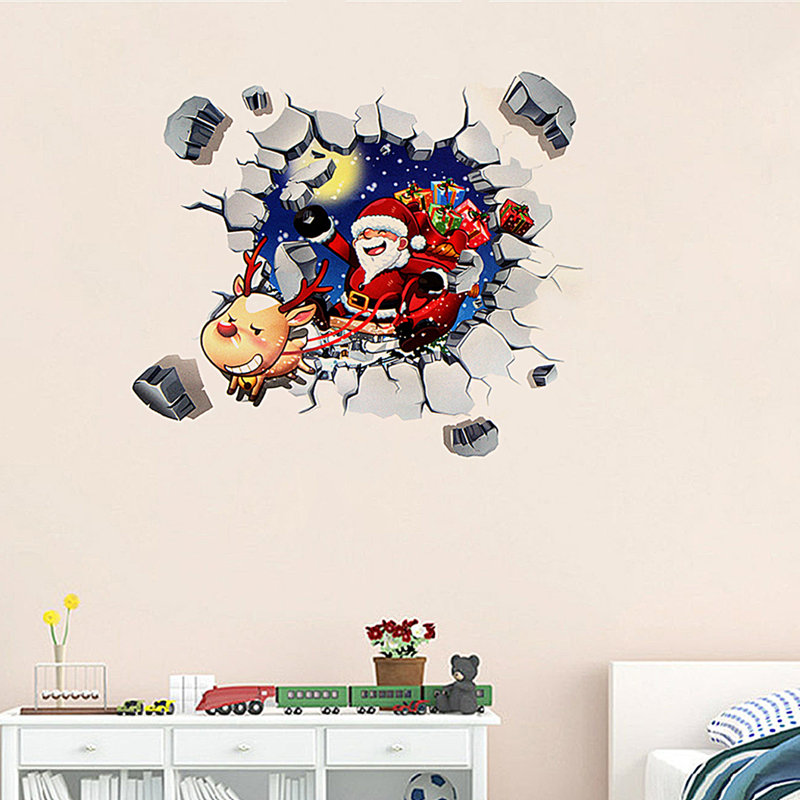 PVC Santa Claus Wall Sticker