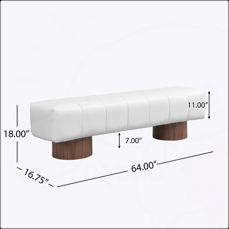 Banc rembourré multifonctionnel pour la salle à manger et le vestibule, aucun assemblage requis, Beige