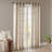 Fretwork Print Grommet Top Window Curtain Panel, Single Panel With Geometric Design And Soft Sunlight Filtering-1494997652-1494997659