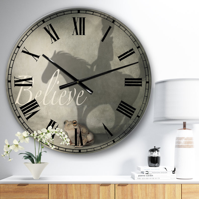 Horloge murale Believe Shadow II, Surdimensionné